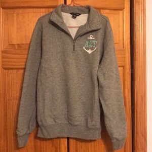 3/4 zip Alpha Sigma Tau sweatshirt